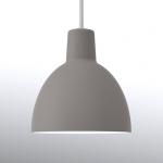 Louis Poulsen Toldbod 120, závesné svietidlo svetlošedá