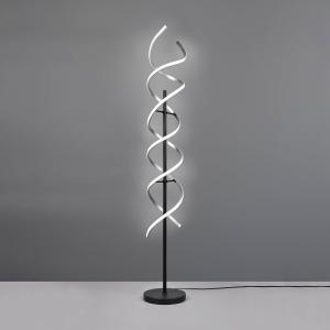 LED stojacia lampa Sequence, stmievateľné, CCT, hliník