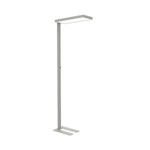 Stojaca lampa LED MAULjura, strieborná farba, hliník, 196,5 cm