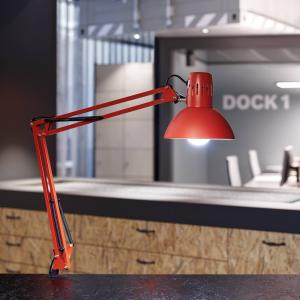 LED svietidlo MAULstudy, červené, oceľ, výška 44 cm, E27