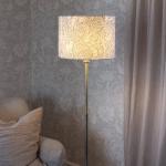 Stojacia lampa Amy, Eldertree zelená/zlatá, výška 150 cm, E27