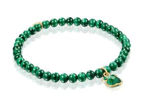 Tous Korálkový náramok s malachitom Icon Color 1003388100