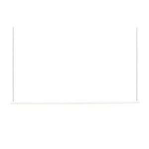 LOOM DESIGN LED závesné svietidlo Straw 150, biele, hliník