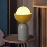 Stolová lampa OSRAM Decor Bowl, zelená/žltá, oceľ, E14