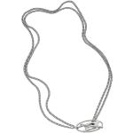 Diesel Dvojitý oceľový náhrdelník s logom DX1534040