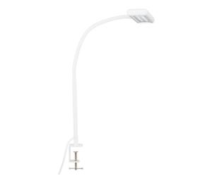Brilo - LED Flexibilná stolná lampa s klipom TRASNA LED/7,5W/230V biela 2604-016