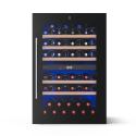 Klarstein Illuminosa vstavaná chladnička na víno | Dvojzónová | UV ochrana | 143 litrov | 57 fliaš | 60 cm