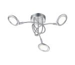 Trio Brilliant -LED Prisadený luster SESSION 3xLED/3,1W/230V 3000/4000/6500K matný chróm 673810307