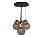 ByRydens 4202390-4002 - Závesný luster LAURA na lankách 7xE27/8W/230V 4202390-4002