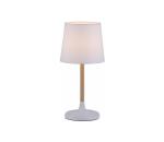 Leuchten Direkt 14423-16 - Stolná lampa NIMA 1xE14/40W/230V biela 14423-16