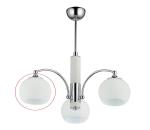 Jupiter - Náhradné sklo univerzálne LARGO E27 pr. 15 cm biela KL.LO