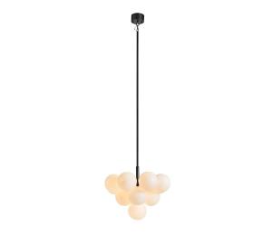 Markslöjd 107911 - Luster na tyči MERLOT 13xG9/20W/230V pr. 56 cm biela/čierna 107911