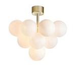 Markslöjd 107912 - Prisadený luster MERLOT 13xG9/20W/230V priemer 56 cm biela/zlatá 107912