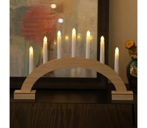 Brilagi - LED vianočný svietnik 7xLED/2xAA 1v1129-OEM1