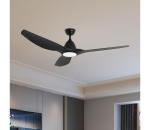 ZE - LED stropný látor URBINO LED/20W/230V Wi-Fi Tuya čierny + diaľkové ovládanie ZEV007