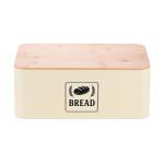 Chlebník s bambusovým viečkom RD51569, béžová