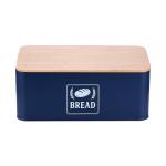Chlebník s bambusovým viečkom RD51569, modrá