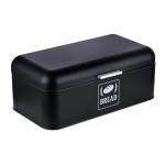 Retro chlebník s vekom a rukoväťou XL RD51591, čierna