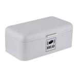 Retro chlebník s vekom a rukoväťou XL RD51591, sivá