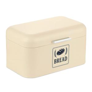Retro chlebník s vekom a rukoväťou L RD51591, béžová
