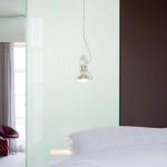 MARSET závesné svietidlo Atlas, 3 000 K, Ø 11 cm, priehľadné