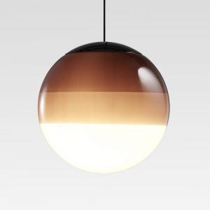 MARSET LED závesné svietidlo Dipping Light, Ø 13 cm, hnedá