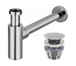 REA-A5693 - Umývadlový sifón s výpusťou CLICK-CLACK, lesklý chróm REA-A5693