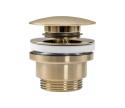 REA-A8585 - Umyvadlový odtok CLICK-CLACK, priemer 6,4 cm, brúsené zlato REA-A8585