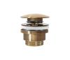 REA-A8110 - Umývadlová výpusť CLICK-CLACK, priemer 6,4 cm, zlatá REA-A8110