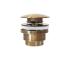 REA-A8110 - Umývadlová výpusť CLICK-CLACK, priemer 6,4 cm, zlatá REA-A8110