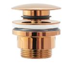 REA-A533A - Výpusť do umývadla CLICK-CLACK, priemer 6,4 cm, ružové zlato REA-A533A