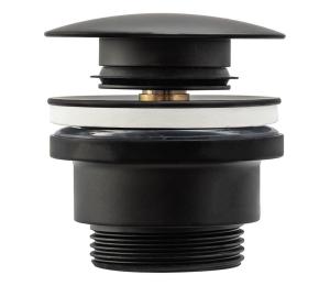 REA-A5216 - Umývadlová výpusť CLICK-CLACK pr. 6,4 cm čierna REA-A5216