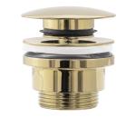 REA-A2360 - Umývadlová výpusť CLICK-CLACK, priemer 6,4 cm, zlatá REA-A2360