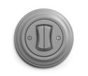lap - retro dvojité tlačidlo so sivým rámčekom KA0052+KA0103