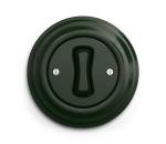 lap - Retro tlačidlo s rámčekom, zelené KA0061+KA0104