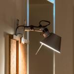 Artemide Tolomeo Micro Pinza svietidlo s upínacím mechanizmom, hliník