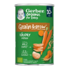 GERBER Organic pšenično-ovsené chrumky s mrkvou 35 g