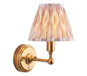 Endon 114831 - LED Stm. nabíjacia nástenná lampa BURLEY LED/1,5W/5V mosadz/béžová 114831