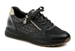 Remonte D1G08-05 čierne dámske nadmerné poltopánky EUR 45