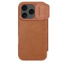 Nillkin Qin Book PRO Pouzdro pro Apple iPhone 17 Pro Brown