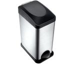 UTC Odpadkový kôš 15 l čierny/nerez 270235