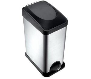 UTC Odpadkový kôš 15 l čierny/nerez 270235