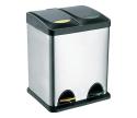 UTC Odpadkový kôš na triedený odpad 16 l čierny/nerez 270231