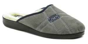 Rogallo 4110-006 šedé pánske zimné papuče EUR 46