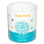 TAKE TIME Vonná sviečka pomaranč a bambucké maslo 200 g