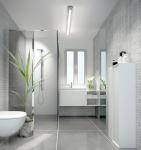 Helestra LED zrkadlo svetlo LOOM 2, dĺžka 120 cm, IP44, CCT