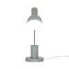 Stolová lampa Devone, prachovo zelená, výška 43 cm, kov