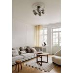 Nuura stropné svietidlo Apiales 9, Ø 60 cm, čierna/dymovo sivá