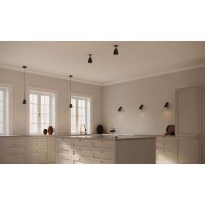 Nuura závesné svietidlo Anoli bodové svetlá, Ø 10 cm, čierne, kovové