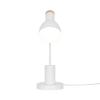 Stolová lampa Devone, biela, výška 43 cm, kov